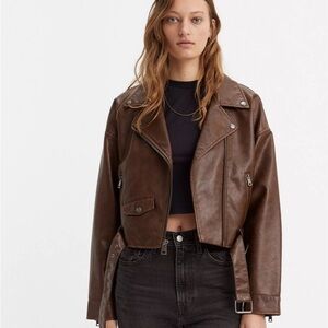 Levi’s Brown Leather Women's Jacket